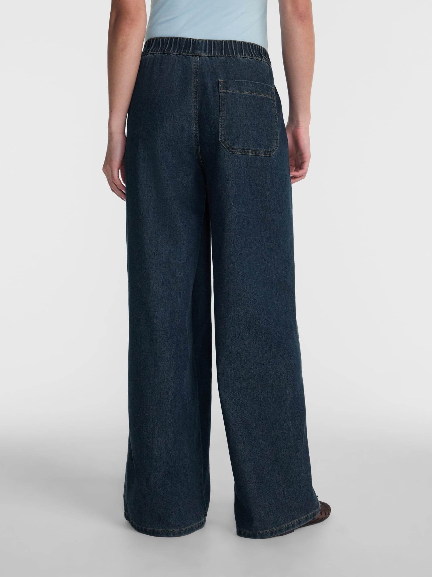 No Boundaries Baggy Pull On Pants, 31.5'' Inseam, Women's XXS-XXL