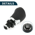 thumbnail image 5 of Unique Bargains 6 Speed Manual Gear Shifter Knob for Skoda Octavia II Durable Front Automotive Gearbox Stick Shifter Lever Knob Black Plastic 1 Pc, 5 of 6