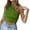 Green, variant on OAVQHLG3B Womens Summer Tops Casual Solid Casual One Shoulder Slim Fit Vest