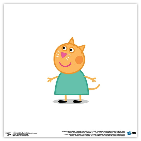 Gallery Pops Peppa Pig - Candy Cat Wall Art