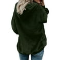 thumbnail image 5 of Posijego Women's Plus Size Fleece Jacket S-5XL Fuzzy Hooded Winter Coats Full Zip Warm Outerwear with Pockets, 5 of 7
