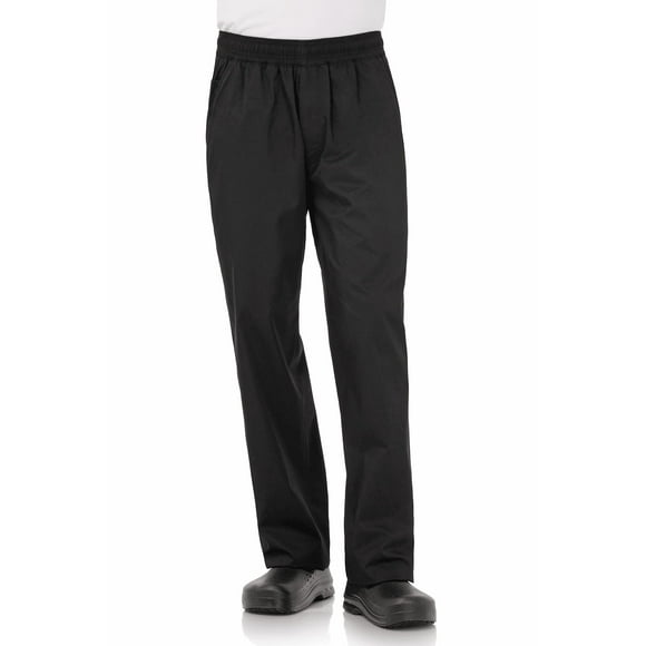 Pantalones holgados ligeros Chef Works Black XS para hombre