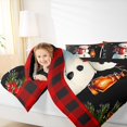 thumbnail image 4 of Manfei Cartoon Snowman Full Size Comforter Sets 3-Piece for Kids, Merry Christmas Bedding Comforter Set, Happy New Year Bedding Sets, Ultra Soft Home Decor, 4 of 8