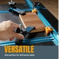 thumbnail image 4 of POWERTEC 48-Inch Universal T-Track with 2 Hold-Down Clamps, anodized blue (71169), 4 of 11