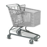 Medium Plastic Shopping Cart - Gray