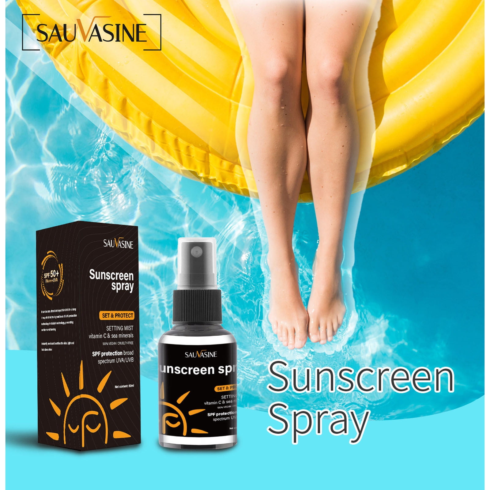 Sunscreen Spray Body Sunscreen Body Care Refreshing Nongreasy