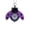Purple, variant on Mini Ladybug Shape Creative Pocket Watch, Cute Insect Design Pendant Necklace Watch for Women, Novelty Insect Pocket Watches for Men Accessory Student Pocket watches
