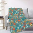 thumbnail image 3 of Mushrooms Blanket Gifts Plush Fuzzy Cozy Soft Lightweight Blankets for Couch Air-Conditioning Quilts Decor Blanket for Chirstmas Gifts 50"x40" for Kids, 3 of 6