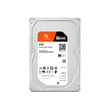 Seagate - FireCuda 8TB Internal SATA Hard Drive for Desktops