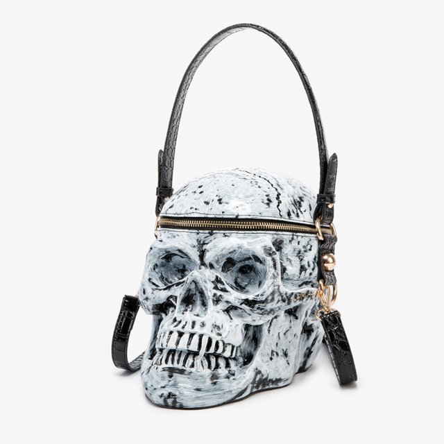 Bolso bandolera estilo calavera divertido de Halloween