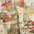 thumbnail image 2 of Burke, Tyler 12x12 Black Ornate Wood Framed with Double Matting Museum Art Print Titled - In London, 2 of 4