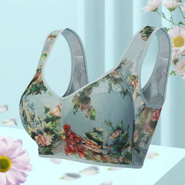 Kelon Bra Clearance Woman Blending Bra High Support Bras For Women Adjustable Strap Full Coverage Up Bras Comfortable No Underwire Wireless Bras