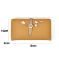 thumbnail image 2 of Monedero de mujer Cartera larga suave con hebilla de cremallera a la moda para estudiante tipo: estilo4;, 2 of 5