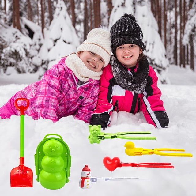 Snow Snowball Maker Clip Maker Animal Shaped Snow Sand Mold Tool Kit de juguetes de nieve de invierno Wmkox8yii shdjk3601