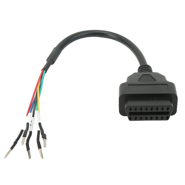OBD2 Câble Connecteur Femelle, Anti-Âge Résistant aux Chocs Anti-Casse Extension de Diagnostic pour Projets DIY