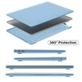 thumbnail image 6 of IBENZER Compatible with 2022 2021 2020 MacBook Air 13 Inch Case M1 A2337 A2179 A1932, Hard Shell Case & Keyboard Cover & Screen Film for Mac Air 13 with Touch ID (2018-2022), Airy Blue, W-AT13-ARBL+2, 6 of 10