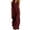 Wine, variant on Iyufng Summer Dresses for Women 2026 Loose-Fit Casual Sleeveless Button-Down Patchwork Maxi Dress