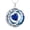 B, variant on Midir&Etain Birthstone Necklace for Women Crystal Moon and Star Pendant White Gold Celtic Moon Jewelry Birthday Graduation Gifts for Wife Her