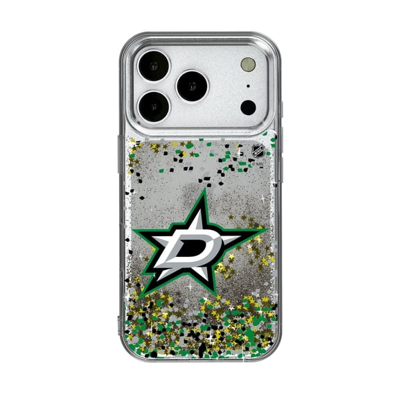 Dallas Stars iPhone Confetti Glitter Case