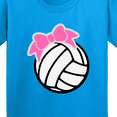 thumbnail image 4 of Inktastic Volleyball with Pink Bow Youth T-Shirt, 4 of 5
