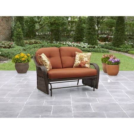 better homes & gardens azalea ridge 2-person outdoor glider