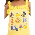 thumbnail image 3 of Disney Minnie & Mickey Mouse Toddler Girls La Dolce Vita Graphic Tank Top with Ruffle Shorts, 2-Piece Set, Sizes 12M-5T, 3 of 8