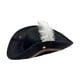 thumbnail image 2 of Sombrero pirata tricornio con plumas para disfrazarse Fernando, 2 of 8