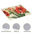thumbnail image 4 of Xecao Vibrant Amaryllis Flowers Print Dish Drying Mat for Kitchen Counter,Absorbent Coffee Bar Mat, Dish Drainer Rack Mats,Dining Room Decoration, 4 of 8