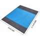 thumbnail image 3 of Manta de playa grande de 210 cm x 200 cm, impermeable y resistente a la arena, manta de picnic ligera y plegable con 4 clavos fijos para exteriores, camping, senderismo, picnic, 3 of 5