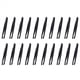 thumbnail image 1 of 20X Pinza Antiestatica de Plastico de Punto Plano Herramienta Manual Negro, 1 of 5