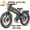 60V 80AH-Black, variant on A9 Pro Max 60V 70Ah Dual Motor Electric Bike for Adults,6000W Peak Motors,26" Fat Tires,Full Suspension,Up to 45 MPH,Up to 230 Miles Range