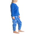 thumbnail image 3 of Ensemble de Pyjama en Peluche Sherpa pour Femmes et Plus Violet/diamant Moyen, 3 of 4