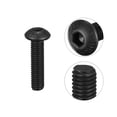 thumbnail image 4 of Uxcell M5x25mm Hex Socket Button Head Cap Bolts Screws Alloy Steel Black 100 Pack, 4 of 5