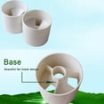 thumbnail image 3 of Golf Hole Cups for Practice Putting Chipping Green Backyard Yard 4” Depth Fit USGA LPGA PGA Regulations White Plastic ABS Outdoor Indoor Cup, 3 of 7