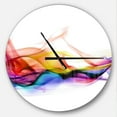 thumbnail image 1 of DesignArt Horloge Murale Grande Fumée Abstraite, 1 of 2