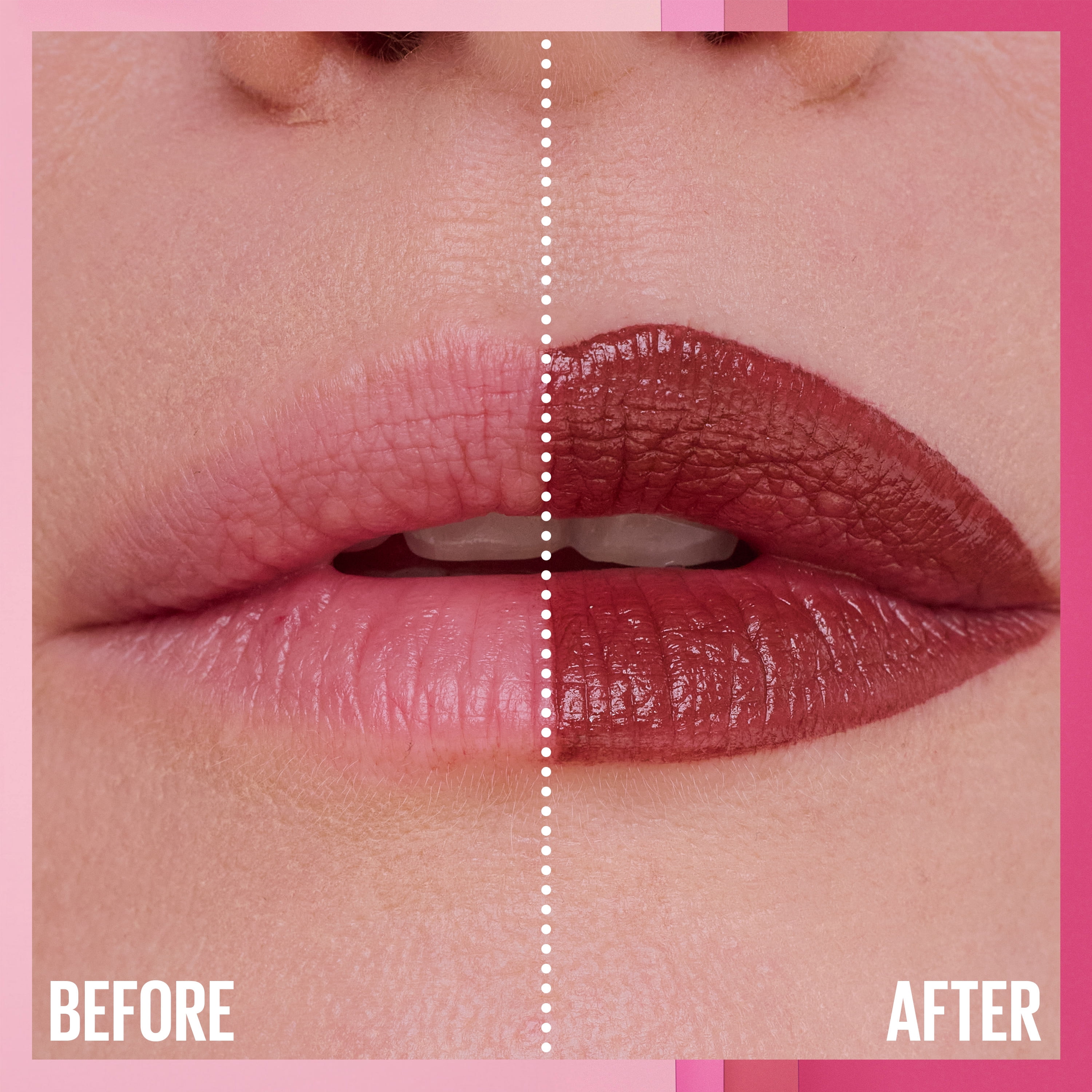 Maybelline Serum Lipstick, Satin Finish, Oil-Blend and Hyaluronic Acid, 108 Fit Check, 0.12 oz