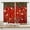 Christmas-08, variant on Red Christmas Curtains, Xmas Merry Christmas Fir Twigs Ball New Year Winter Snow Holiday Party Decor Window Drapery Treatments for Living Room Bedroom Kitchen Bathroom Home 2 Panels, 55x39 Inch