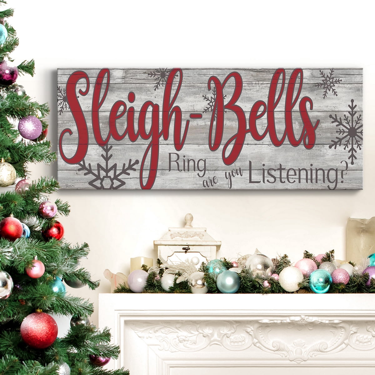 Sleigh Bells Premium Gallery Wrapped Canvas - Ready to Hang
