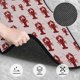 thumbnail image 3 of Balery Red Lobster With Claws Juego de 4 Alfombrillas para Auto, Revestimientos de Caucho Resistente, Diseño Antideslizante, 3 of 7