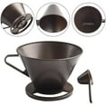thumbnail image 2 of Pour-Over Coffee Brewing Filter Cone Set Coffee filter Screen Coffee Spoon, 2 of 11
