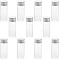 thumbnail image 2 of 20 Pcs Bouteilles en Verre Transparentes Bouteille en Verre Réutilisable Bouteilles de Rangement en Verre Transparentes avec Couvercles, 2 of 7