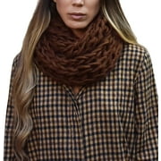 Daisy Del Sol Soft Woven Stylish Cold Weather Warm Chunky Thick Knit Infinity Loop Scarf