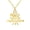 Gold, variant on Customized Fashion Stainless Steel Kitchen shape Name Necklace Personalized Letter Gold Choker Necklace Pendant Nameplate