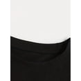 thumbnail image 3 of Short Sleeve Round Neck Women's Casual Sports Top with Spanish Letter Print for Spring and Summer, 3 of 6