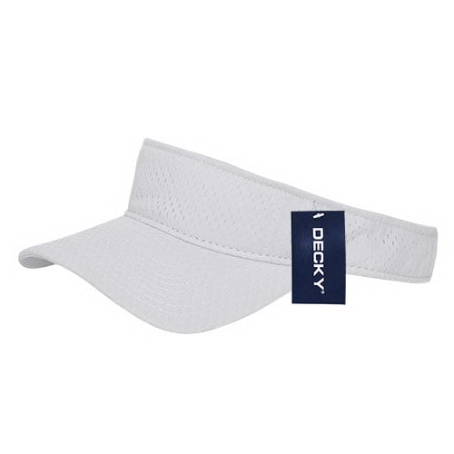 Decky 3014 Mesh Jersey Visors, White