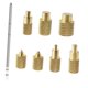 thumbnail image 2 of Kit de 7 adaptadores para soldador, puntas moleteadas de latón, para una inserción precisa. T12, 2 of 8