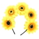 thumbnail image 4 of KAKOWELY Diadema decorativa con forma de girasol, novedosa diadema, adorable diadema de girasol decorativa., 4 of 5