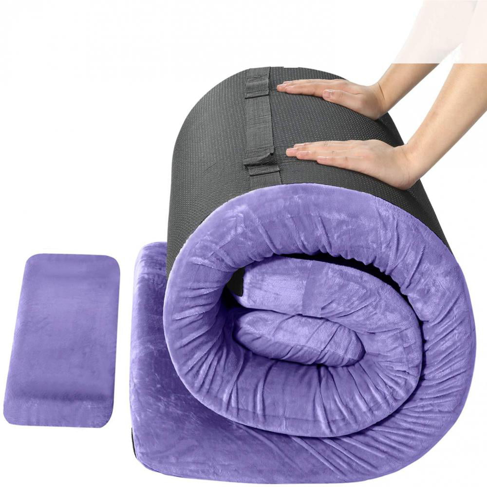 Inflatable Sleeping Mat Camping Mattress Inflatable Roll Mat Compact and Mois KI 
