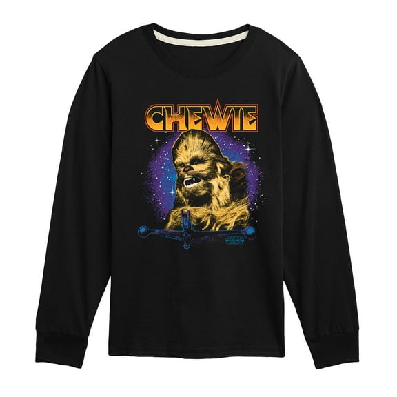 Star Wars - Chewie Hair Metal - Toddler And Youth Long Sleeve Tee