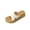 Beige, variant on Women Cross Strap Platform Slippers Peep Toe Faux Leather Thick Bottom Soft Comfort Summer Sandals, Silver